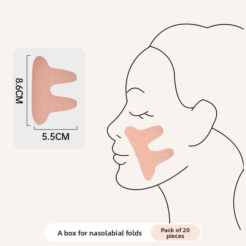 Facial muscle patch